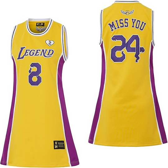 Whitewed Personalized Name and Number Sequin 90'S Women's Basketball Jersey Dresses