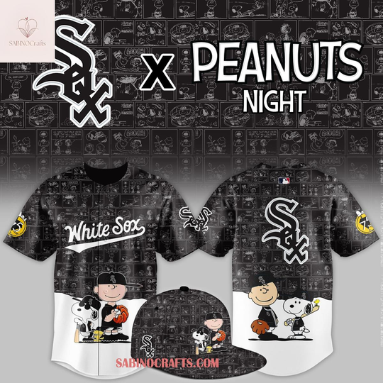 Chicago White Sox Peanuts Night 2026 Event Baseball Jersey
