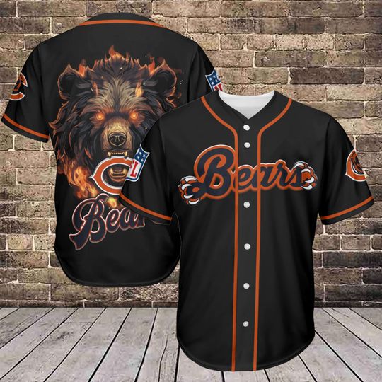 Chicago Bears Baseball Jersey