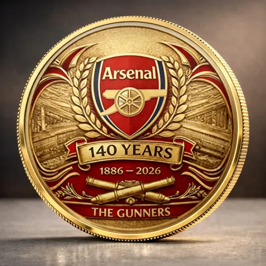 Arsenal FC 140th Anniversary Commemorative Coin