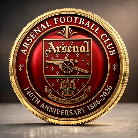 Arsenal FC 140th Anniversary Commemorative Coin