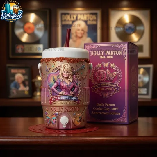 Dolly Parton 80th Anniversary 1946 - 2026 Cooler Cups