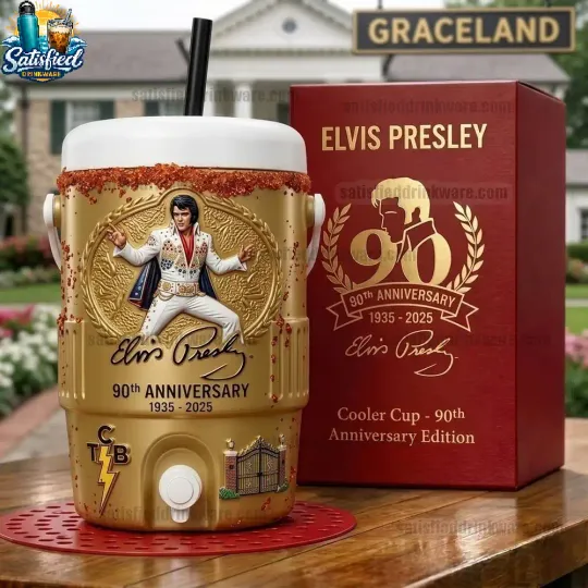 Elvis Presley 90th Anniversary 1935 - 2025 Cooler Cups