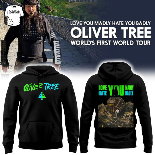 Oliver Tree World’s First World Tour 2026 Special Edition Hoodie
