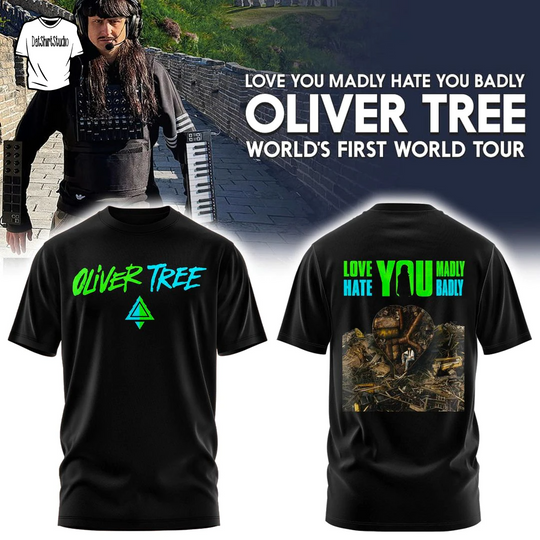 Oliver Tree World’s First World Tour 2026 Special Edition T-Shirt