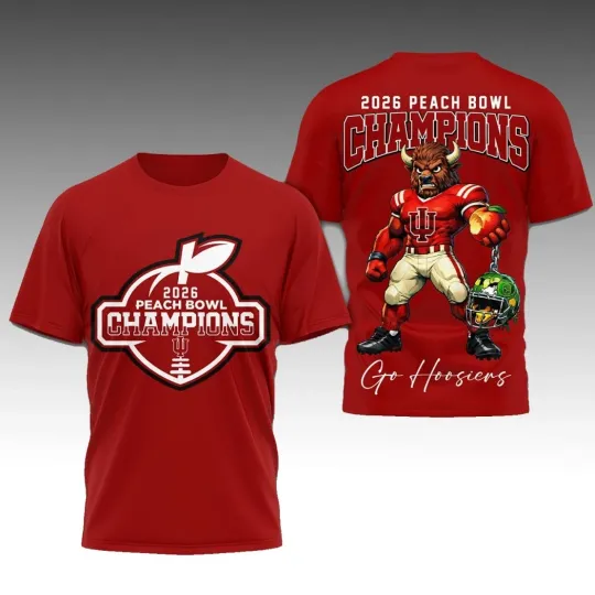Indiana Hoosiers 2025 2026 CFP National T-shirt