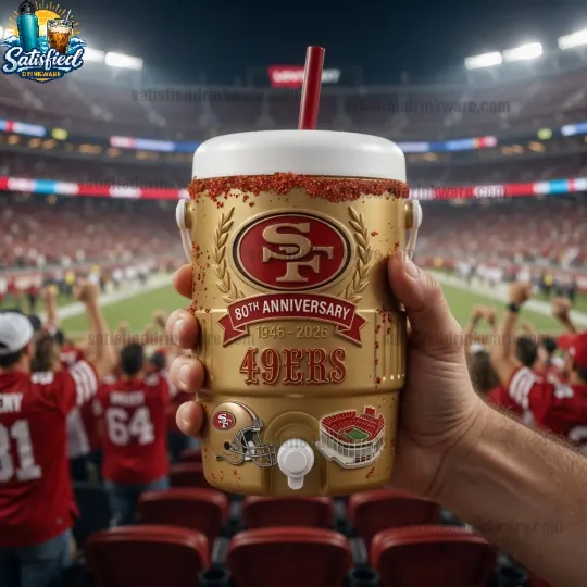 San Francisco 49erss 80th Anniversary 1946 - 2026 Cooler Cups