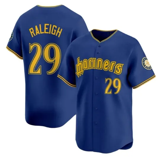Cal Raleigh Men's Baseball Jersey