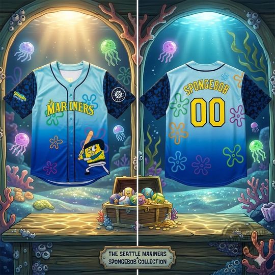 Mariners Spongebob Squarepants Night Baseball Jersey Giveaway 2026