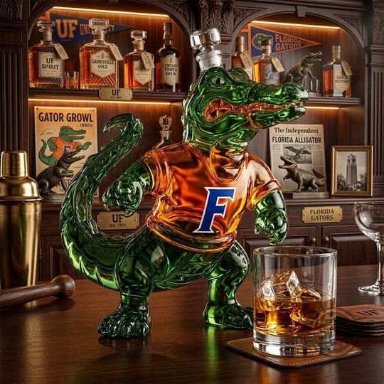 Florida Gators Albert Mascot Whiskey Decanter 2026