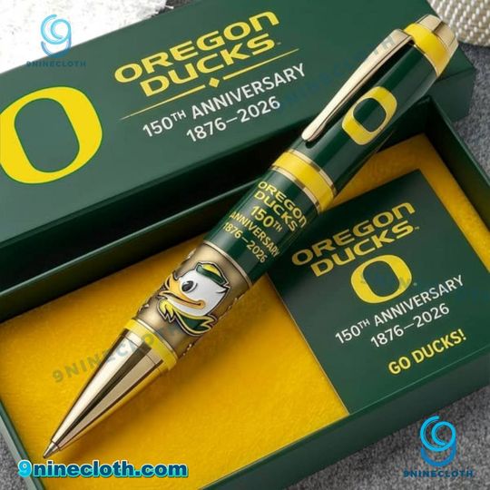 Oreg ducks 150th Anniversary 1876-2026 Commemorative Pen, Father's Gift