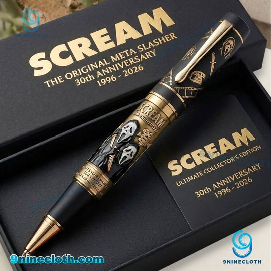 Scream The Original Meta Slasher 30th Anniversary 1996-2026 Pen, Father's Gift
