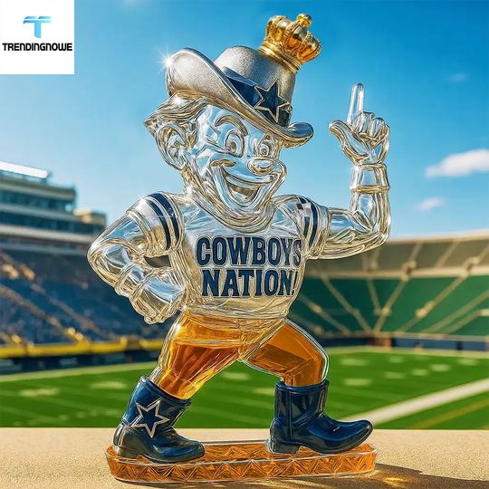 Dallas Cowboys Nation Spirit Of The Star Whiskey Bottle