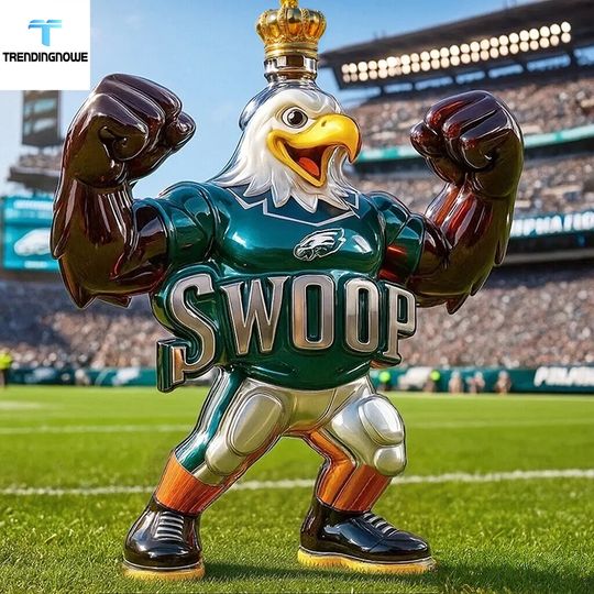 Unleash The Spirit Philadelphia Eagles Swoop Whiskey Bottle