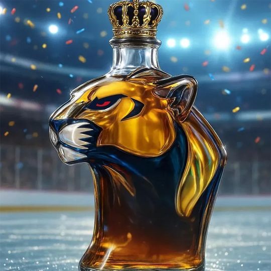 Nhl Florida Panthers Stanley Cup Championship Whiskey Bottle