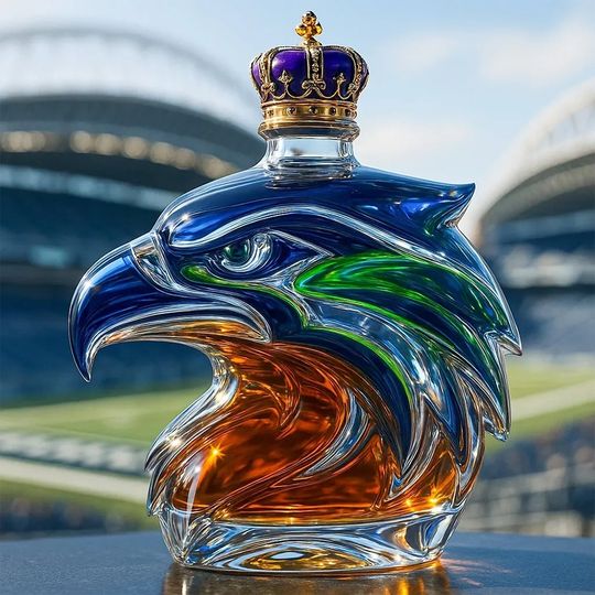 Seattle Seahawks Limited Edition Whiskey Bottle