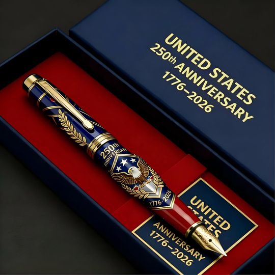 Commemorative US 250th Anniversary Pen A Collectible Gifts For Friend