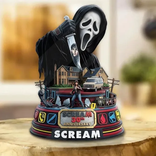 Scream 30th Anniversary Shape Acrylic Plaque
