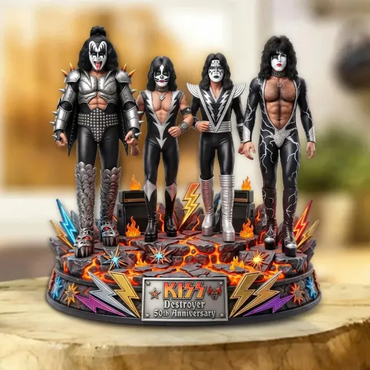 KISS 50th Anniversary 2026 Shape Acrylic Plaque