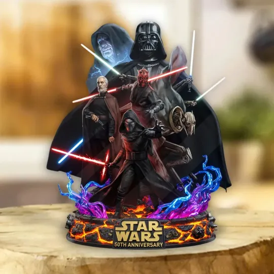 Star Wars 50th Anniversary Shape Acrylic Plaque