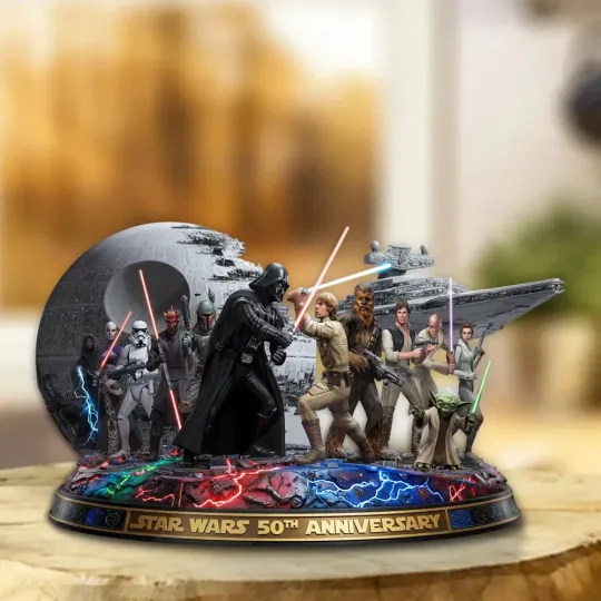 Star Wars 50th Anniversary Shape Acrylic Plaque