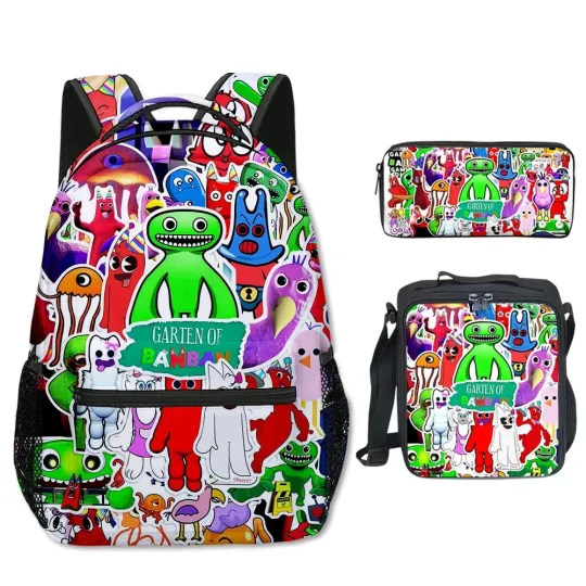 Garten of Banban Cartoon Backpack Set for Kids