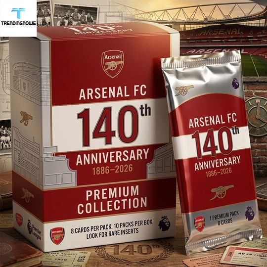 2026 Arsenal Fc 140Th Anniversary Box Card