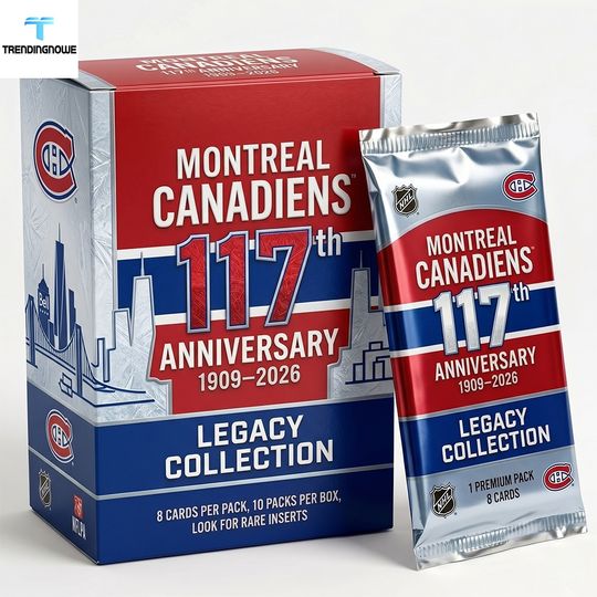 Montreal Canadiens 117Th Anniversary Hobby Box Card