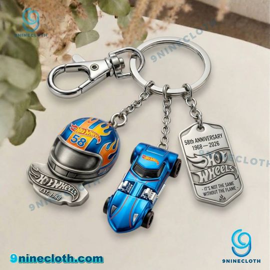Hot Wheels 58th Anniversary It’s Not The Same Without The Flame Keychain
