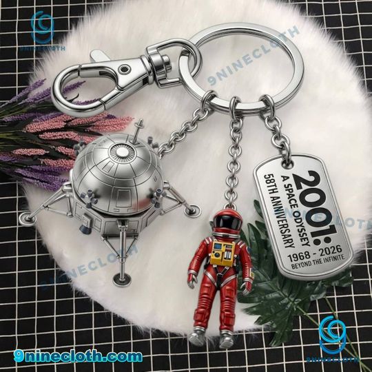 2001 A Space Odyssey 58th Anniversary Beyond The Infinite Keychain