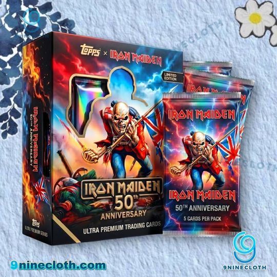 Iron Maiden 50th Anniversary Hobby Box Cards