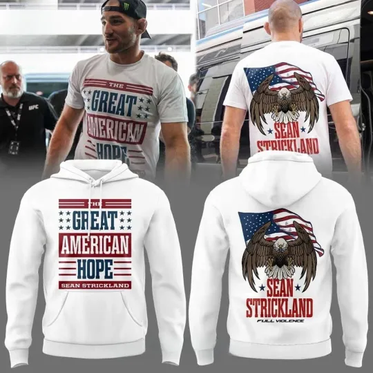Sean Strickland The Great American Hope Double-Sided Hoodie