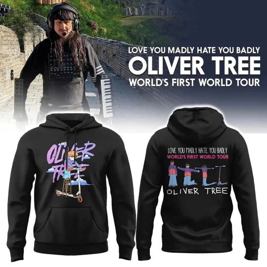 Oliver Tree World Tour 2026 Special Edition Double-Sided Hoodie