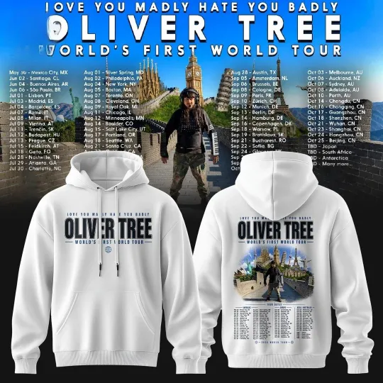 Oliver Tree World Tour Edition Double-Sided Hoodie