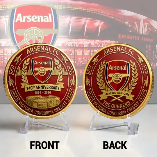 Arsenal FC 140th Anniversary Decorative Coin
