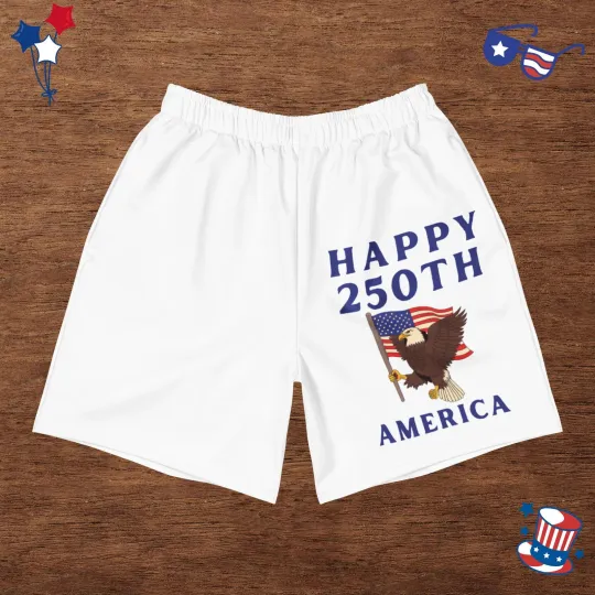USA 4th of July Women's Athletic Shorts