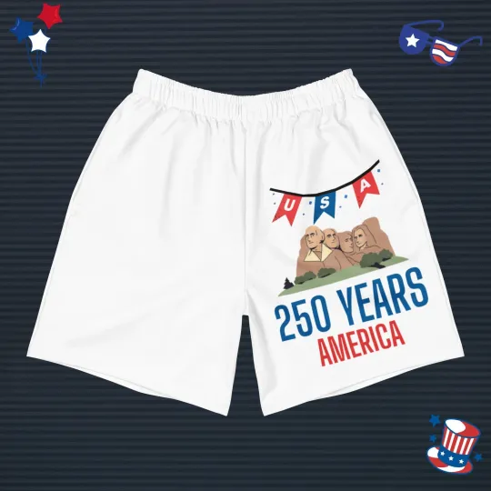 Women's Athletic Shorts USA 4th of July 250th Anniversary