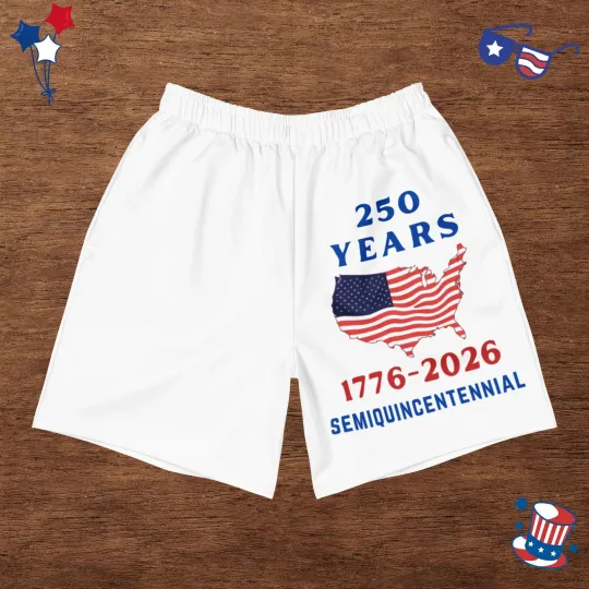 Women's USA 4th of July Athletic Shorts