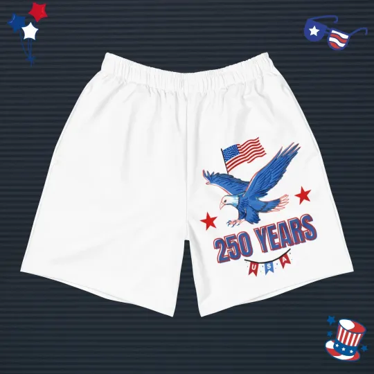 Women's USA 4th of July Athletic Shorts