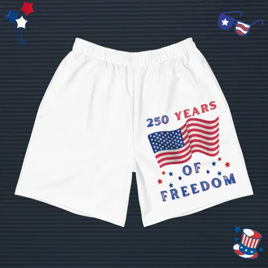 Women's Fourth of July Athletic Shorts