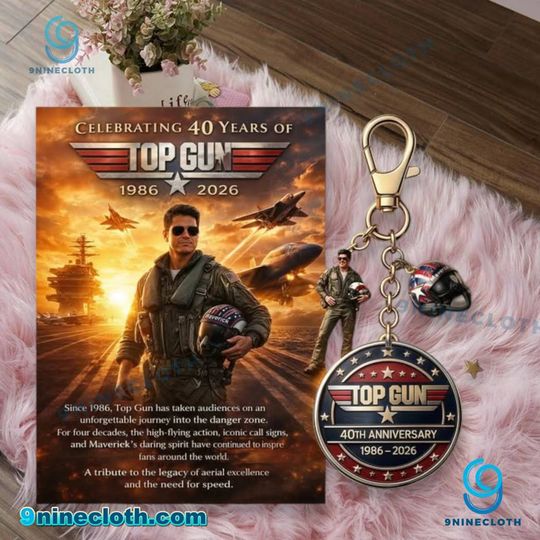 Top Gun 40th Anniversary 1986-2026 Acrylic Keychain