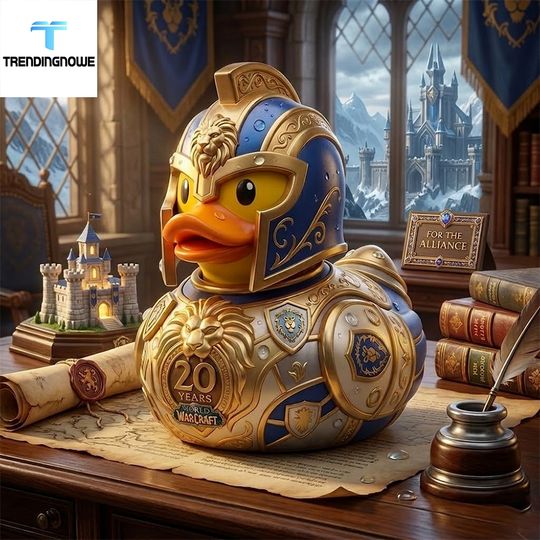 World Of Warcraft 20Th Anniversary Battle Alliance And Horde Resin Ducks