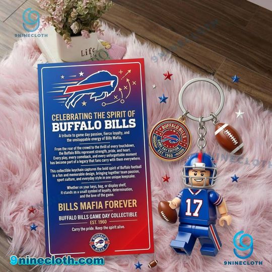 Buffalo Bills Game Day Edition Acrylic Keychain