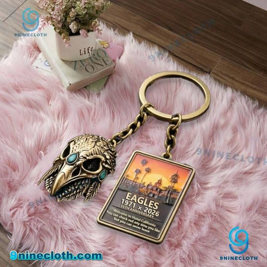 Eagles 1971-2026 55th Anniversary Hotel California Acrylic Keychain
