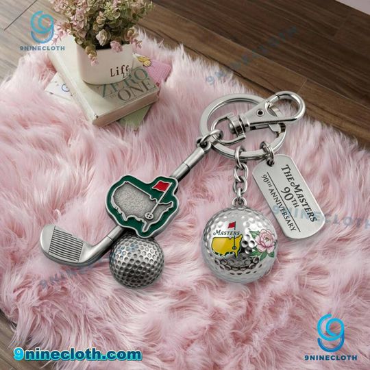 The Masters 90th Anniversary 1934-2026 Golf Keychain