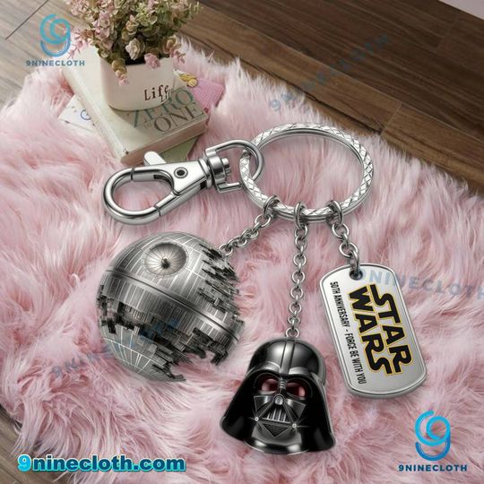 Star Wars 50th Anniversary Force Be With You Keychain