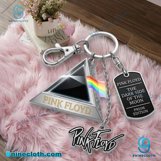 Pink Floyd The Dark Side Of The Moon Prism Edition Keychain