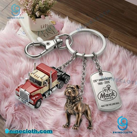 Mack Trucks 126th Anniversary 1900-2026 Keychain