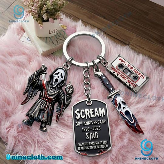 Scream 30th Anniversary Stab Keychain