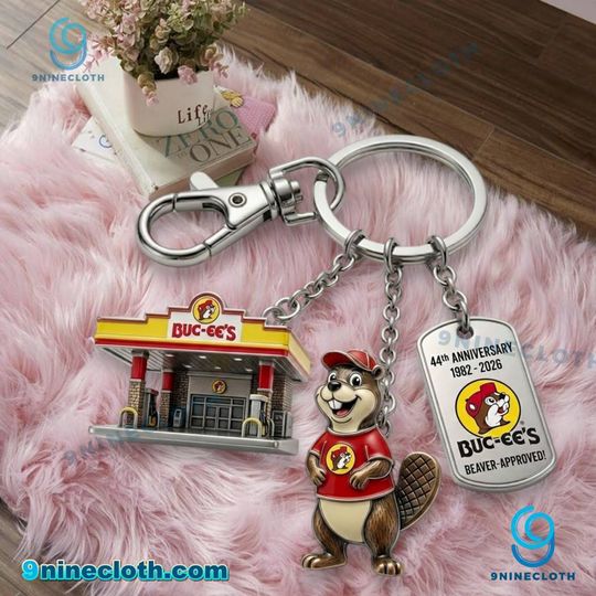 Buc-ee’s 44th Anniversary Beaver-Approved Keychain